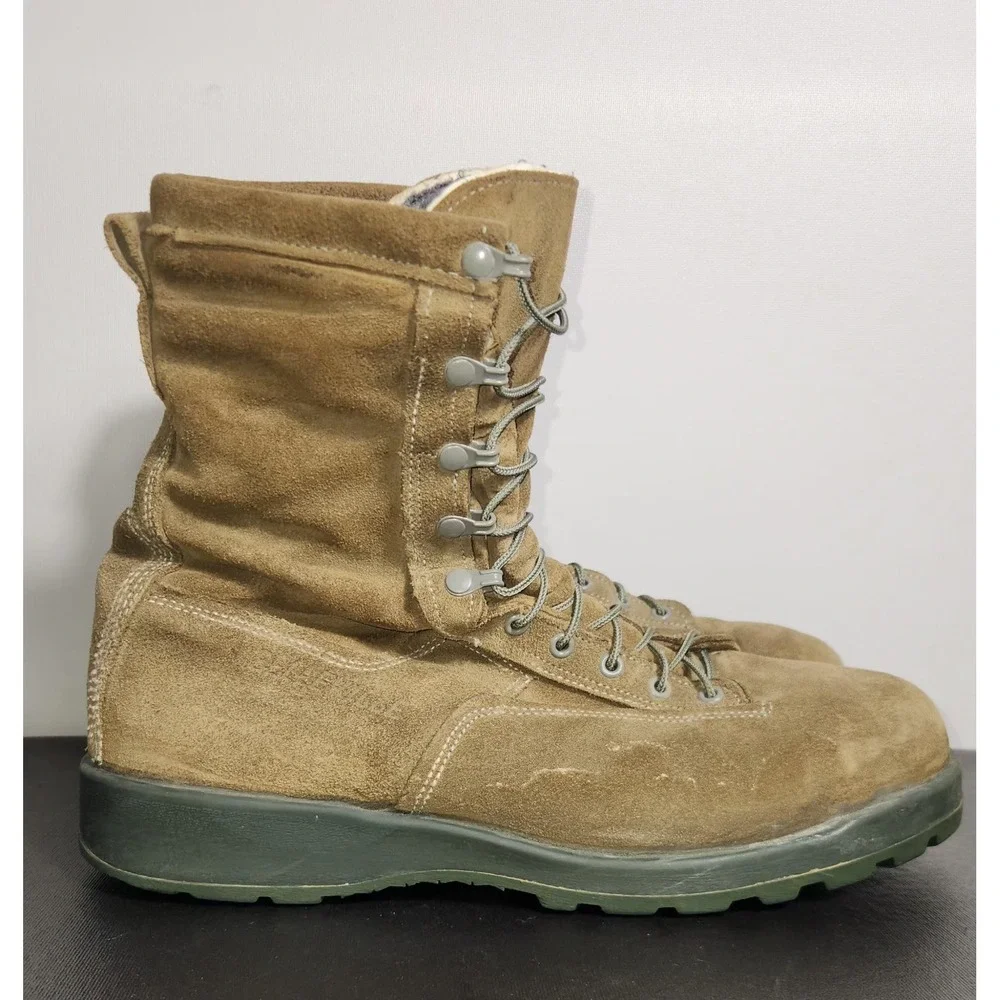 BELLEVILLE GoreTex Vibram Steel Toe Combat Flight Boot 1876986 Men Size 13.5W